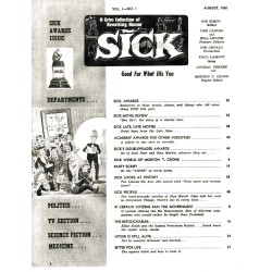 Sick - Issue 001 August 1960